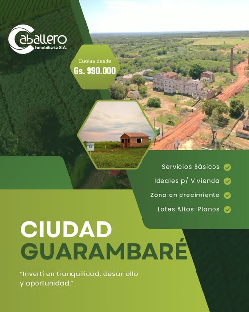 📍 Lotes en Guarambaré – Ex Azucarera ✨ Zona en pleno crecimiento - 1