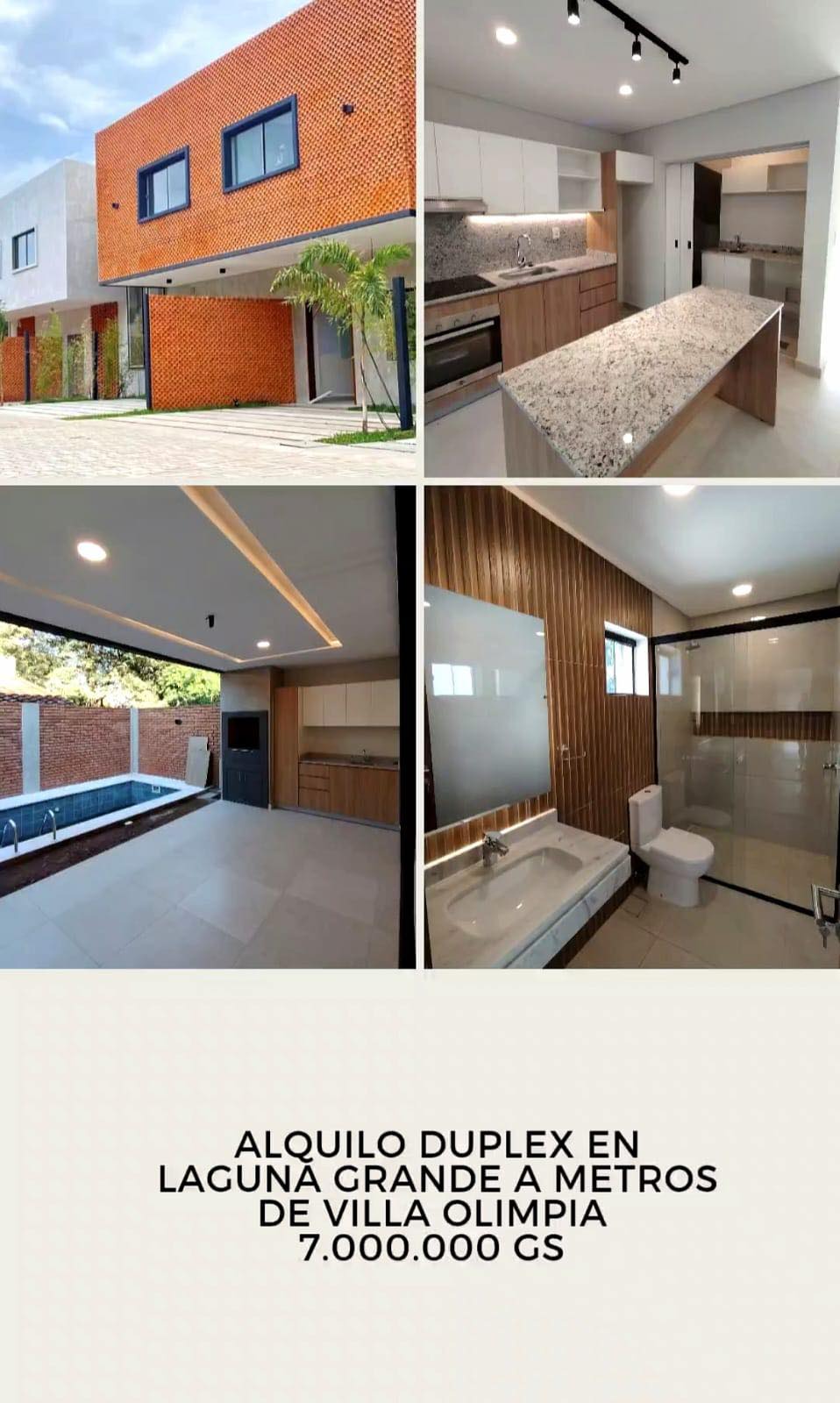 Oferta duplex a entrenar en barrio cerrado Altea Laguna Grande a metros de la villa olimpia‼️ - 1