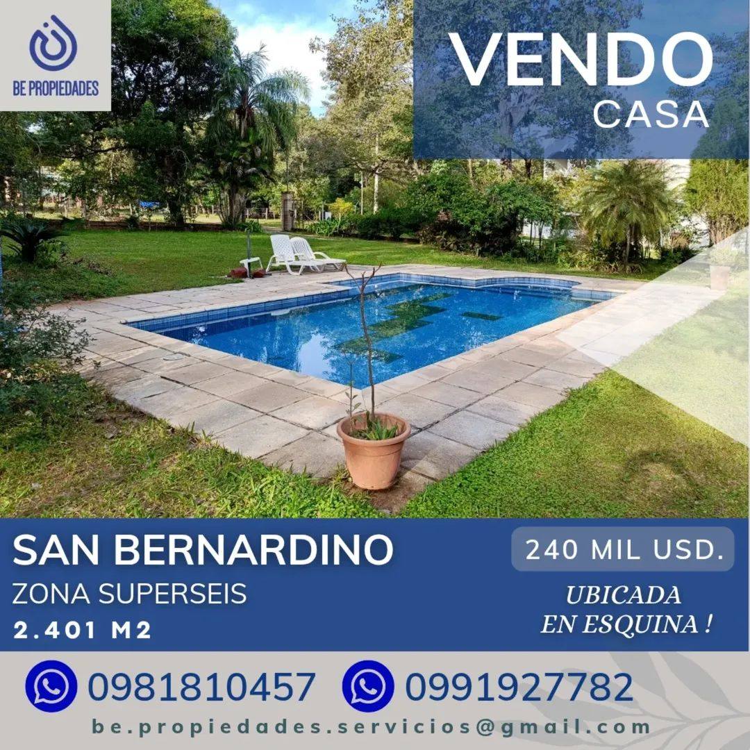📌 VENDO CASA EN SAN BERNARDINO UBICADA EN ESQUINA - ZONA SUPERSEIS !!! - imagen 2