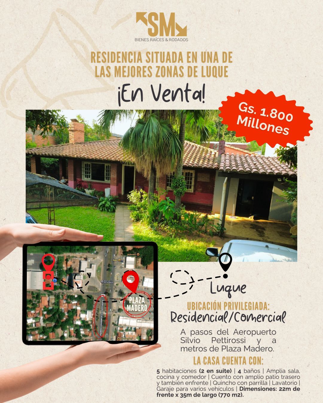 💫 En Venta vivienda 🏡 ubicada en una zona privilegiada: residencial/comercial! - 1