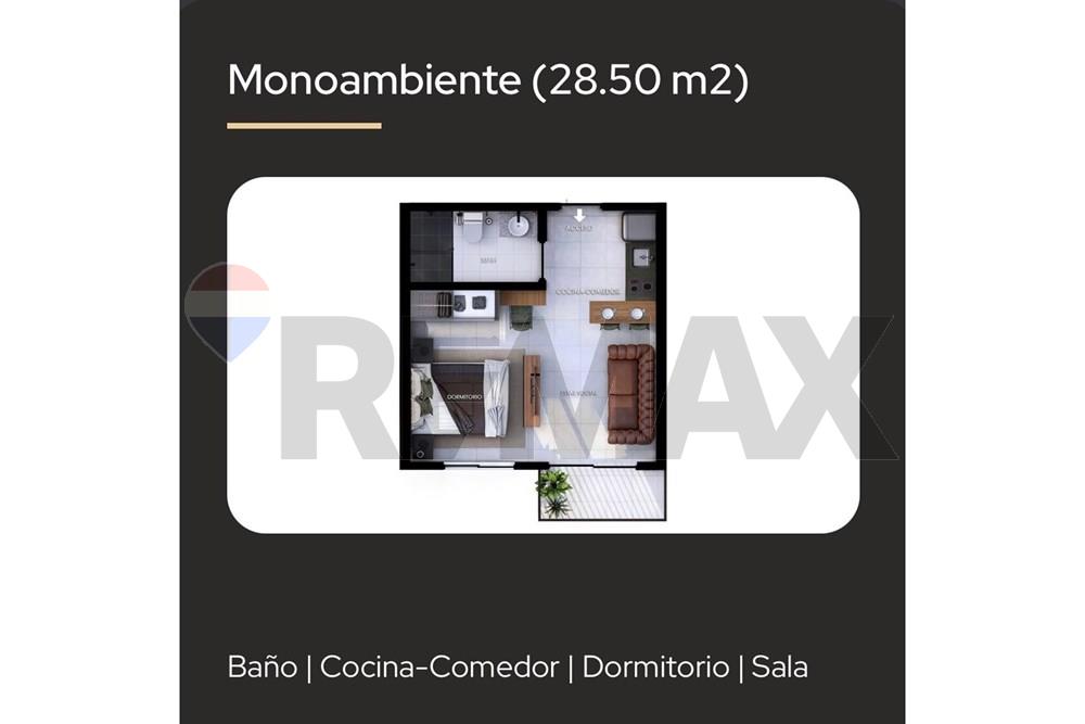MONOAMBIENTE - EDIFICIO SOHO FLATS Villa Morra - imagen 4