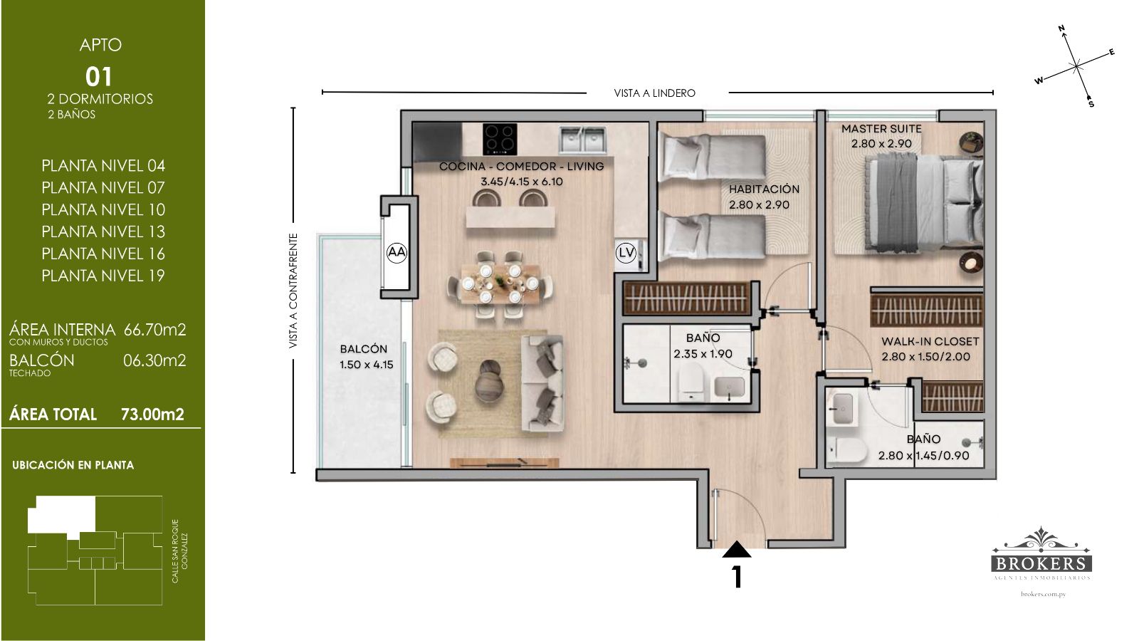 Oportinidad Vendo Pre Pozo 2 Dormitorios 2 baños 75 m2 Recoleta - imagen 14