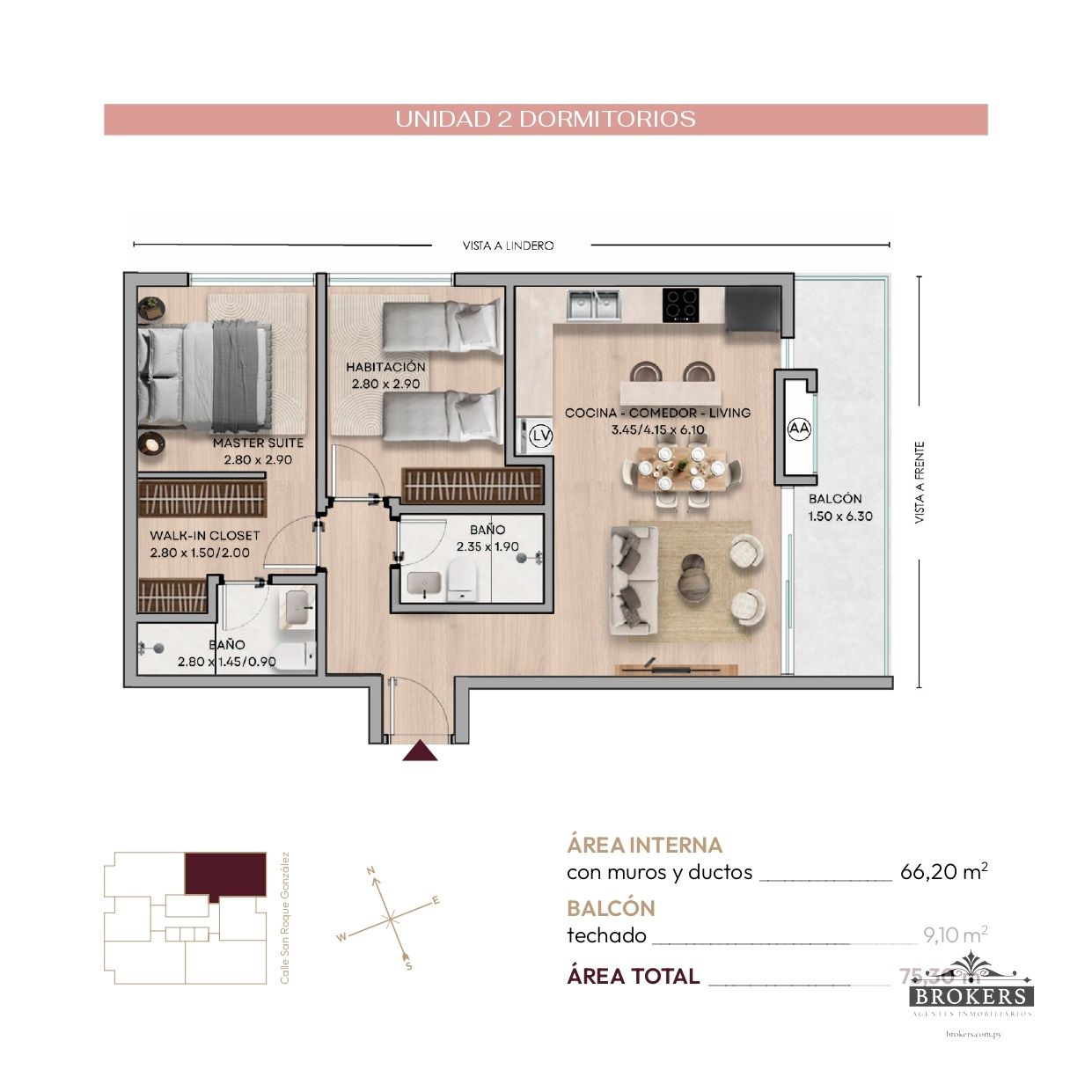 Oportinidad Vendo Pre Pozo 2 Dormitorios 2 baños 75 m2 Recoleta - imagen 15