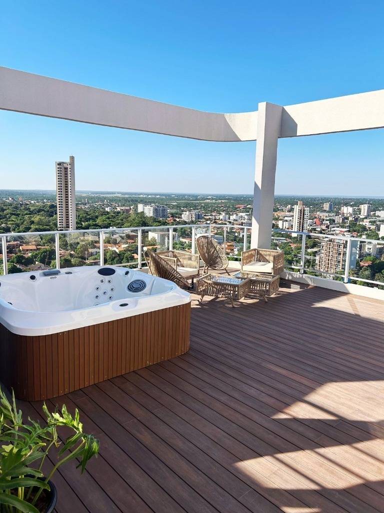 One-bedroom furnished apartment with garage, Herrera, Asunción - imagen 11