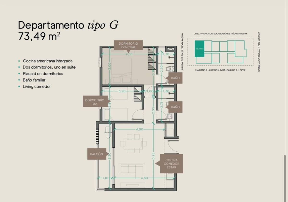 FINISHED TWO-BEDROOM APARTMENT IN THE SAJONIA NEIGHBORHOOD, Asuncion - 5