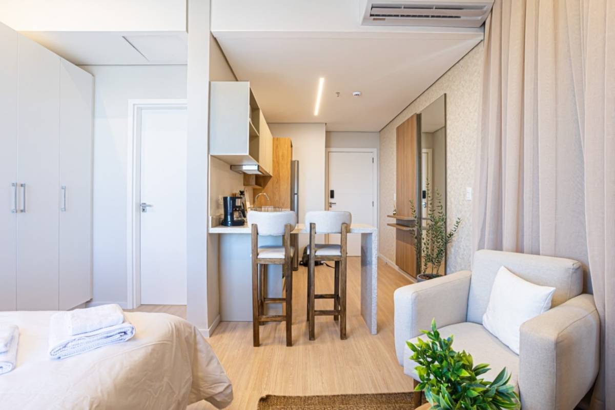 A STUDIO APARTMENT IN THE PETRA TOWER BUILDING, Las Lomas, Asunción - 1
