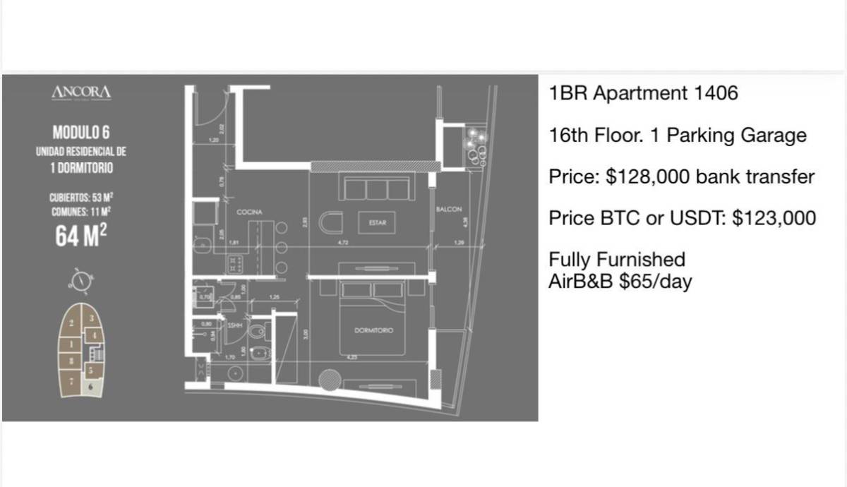 FOR SALE: 1-BEDROOM FURNISHED APARTMENT - ANCORA - Ycuá Satí, Asunción - 23