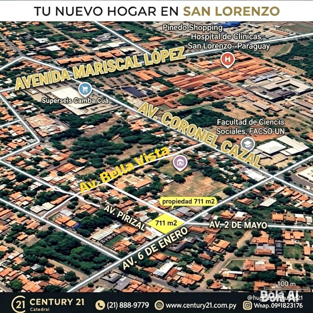 Prime Property with Access to 3 Streets, Minutes from Pinedo Shopping Mall, Fernando de la morra Asunción - 15